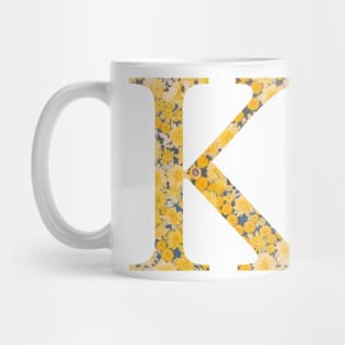 Kappa Sorority Sunflower Sticker Mug